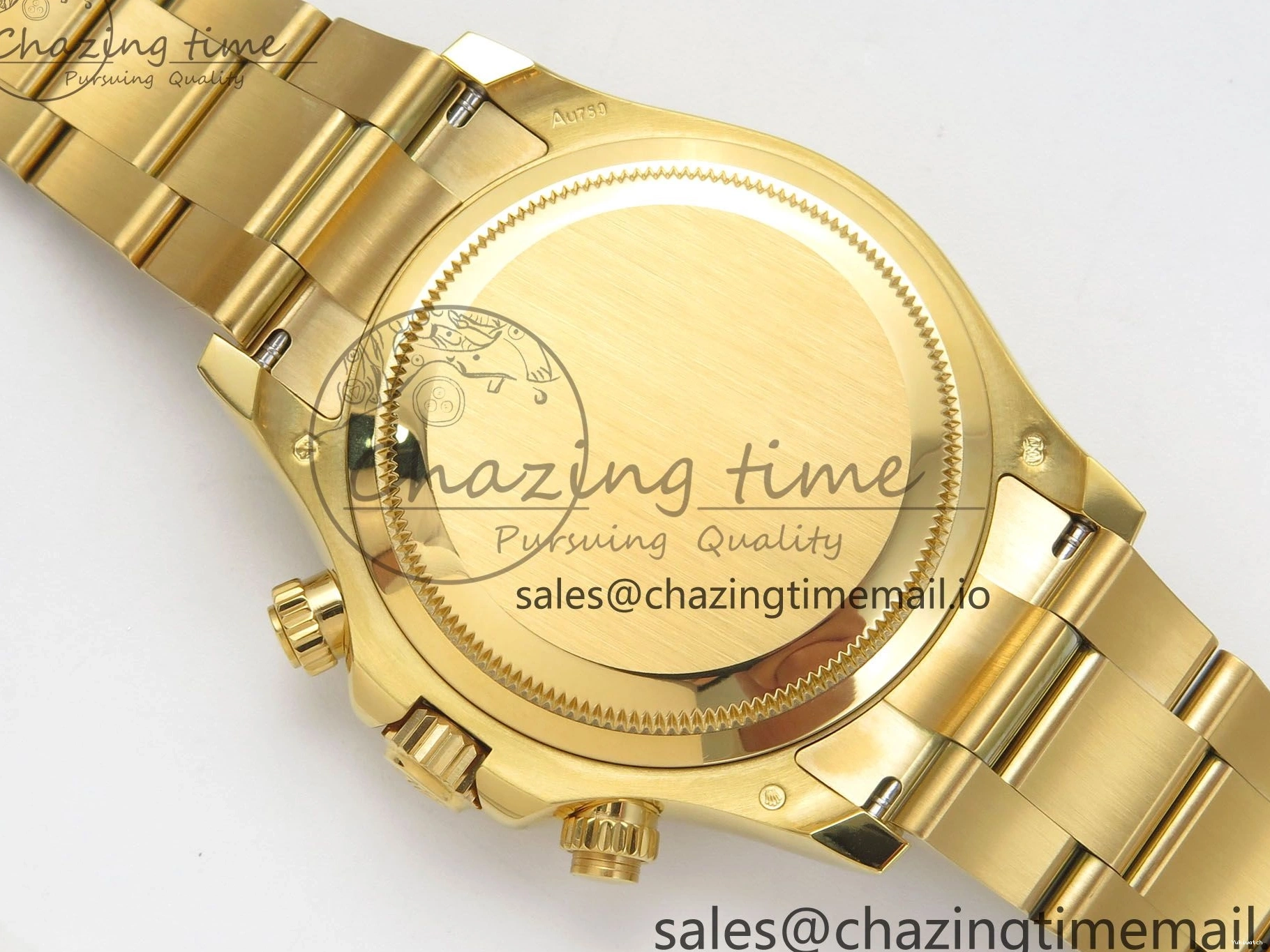 Clone Dial 1:1 YG Edition Daytona Bracelet Super Black Best DD4131 Diamonds YG 126508 on YG Clean 0307